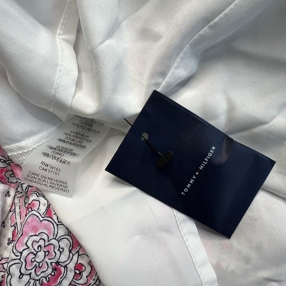 New Women’s Tommy Hilfiger Sleeveless Halter Neck Tiered Midi Dress Size 4 - Picture 8 of 10